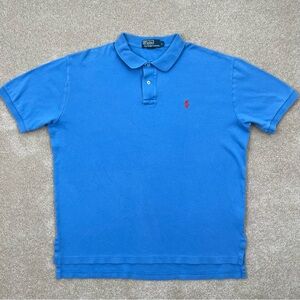 Polo By Ralph Lauren Shirt Adult Large Blue Shirt Short Sleeve Golf Preppy Men